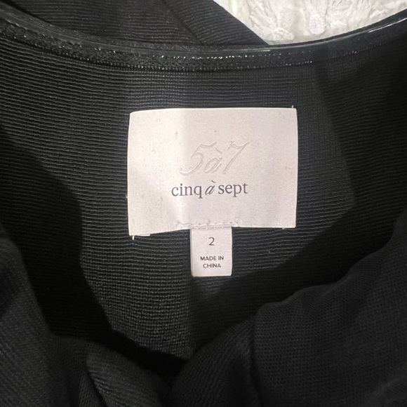 Cinq a Sept nixie bodycon black midi dress in size 2 - Picture 8 of 8